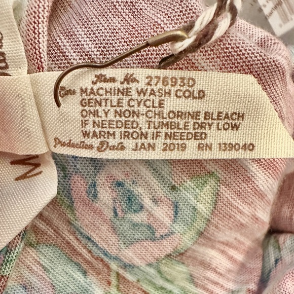 NWT Matilda Jane Tiered Dress Floral Women’s XS Look Frills Smocked Orange Boho - Picture 9 of 9